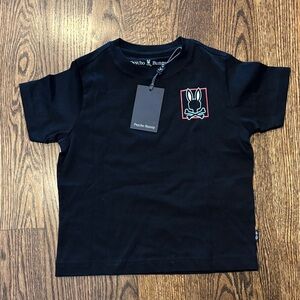 NWT Psycho Bunny Kids Black Tee with Logo